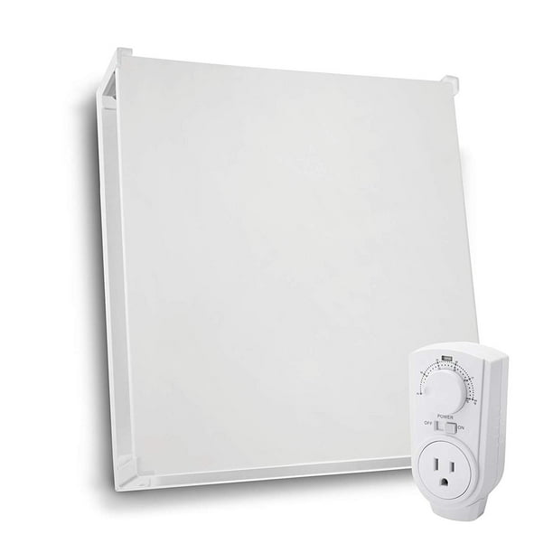 Wall Mount Space Heater Panel - with Thermostat and Heat ...