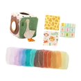 thumbnail image 2 of Caja de pañuelos para bebé, juguete, juego sensorial, juguete de clasificación, habilidades s finas, regalos, juguete para bebé para niño y niña, 2 of 9