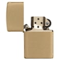 thumbnail image 5 of Zippo Classic Brushed Brass Pocket Lighter, 5 of 7