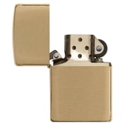 Zippo Classic Brushed Brass Pocket Lighter