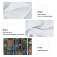 thumbnail image 2 of Yayeee Kitchen Hanging Hand Towels Set of 2 with Loop Bathroom Absorbent Tie Towel, Blue Colorful Flowers, 2 of 7
