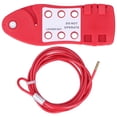 thumbnail image 1 of Adjustable Safety Cable Lock,Cable Lockout Portable Wear Adjustable Cable Lockout Fish Shaped Cable Lock True to Its Promise, 1 of 8