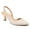 Nude Suede, variant on Pennysue Women's Slingback Heels Nude Suede Pointed Toe Dress Pumps 9.5M