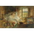 thumbnail image 2 of William Bell Scott 24x17 Gold Ornate Framed and Double Matted Museum Art Print Titled - Thou Hast Left Me Ever, Jamie, 2 of 4