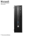 thumbnail image 3 of HP EliteDesk 800 G2 SFF, Intel Core i3-6100 3.7 GHz, 12G DDR4 RAM, 500G, DVDRW, WiFi, Bluetooth, Windows 10 Pro 64 Bit (EN/FR/ES)-Refurbished, 3 of 6