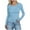Light Blue, variant on vigerkar Womens Long Sleeve Shirts Blouses Fall Fashion Ribbed Basic Tops Winter Clothes (Light Blue, S)