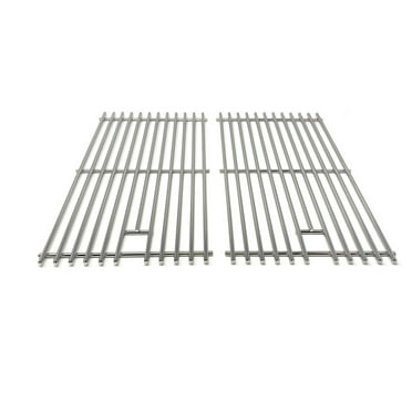 Replacement Stainless Steel Cooking Grates for Brinkmann 810-9200-0, Gas Models, Set of 2