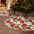 thumbnail image 5 of Haiem Rose Flowers Pattern Christmas Tree Skirt Merry Christmas Party Christmas Tree Decoration,New Year Decorations-36", 5 of 6