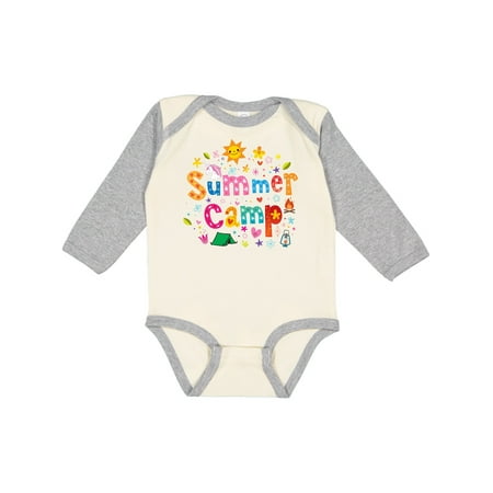 

Inktastic Summer Camp Vacation Gift Baby Girl Long Sleeve Bodysuit