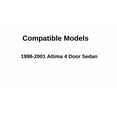 thumbnail image 3 of Driver Left Side Front Door Window Door Glass Compatible with Nissan Altima 4 Door Sedan 1998-2001 Models, 3 of 5