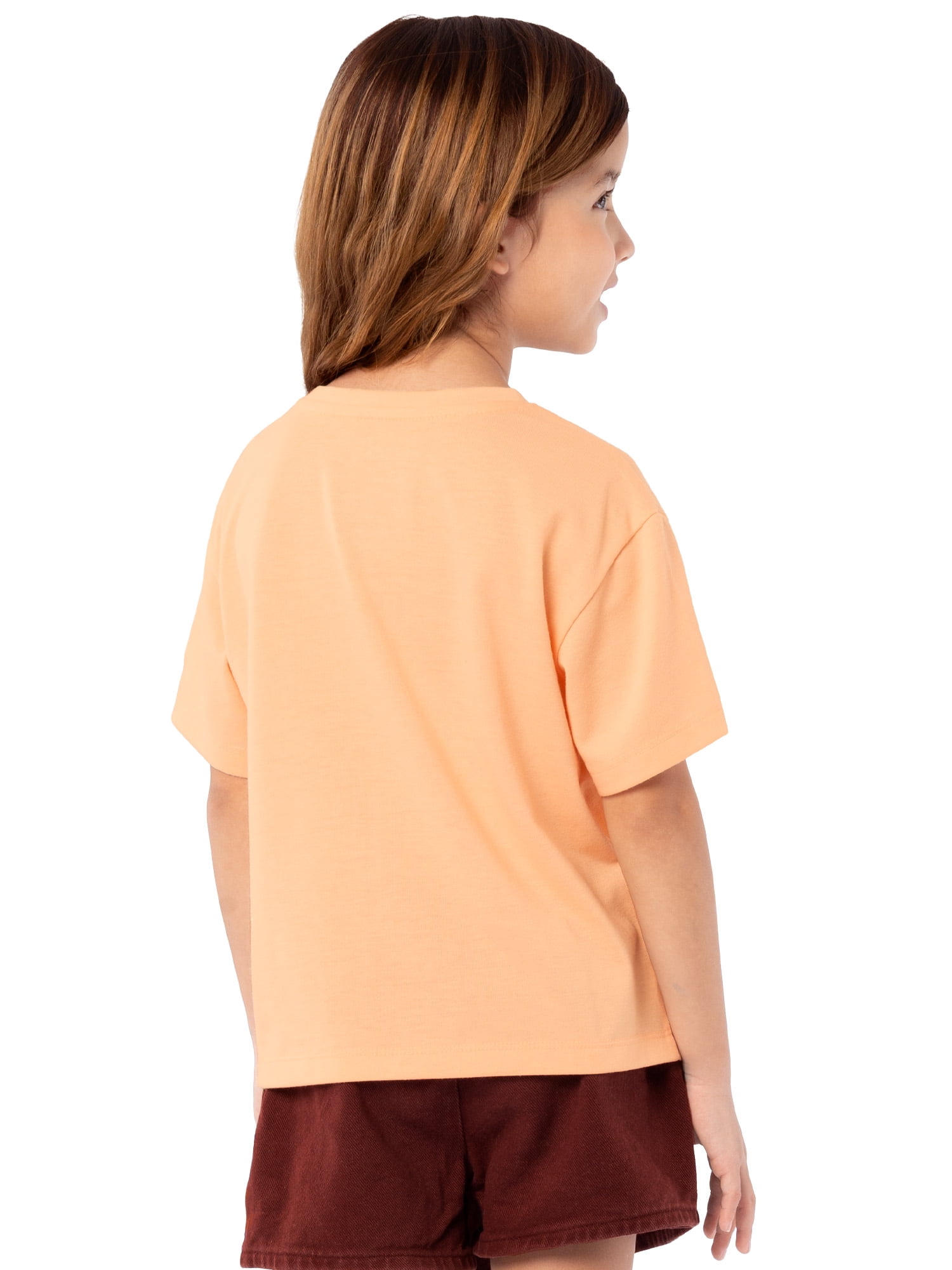 Ozark Trail Girl's Boxy Graphic Tee, Sizes 4-18 & Plus