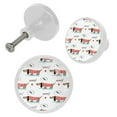 thumbnail image 2 of 4 Pcs Dogs Bones and Lettering Knobs for Kitchen Cabinet Cupboard Dresser Bookcase Drawer Pulls Handles Round Home Decor, 2 of 5