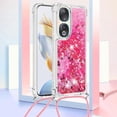 thumbnail image 2 of Funda FOXDOCK para Honor 90 con Cuerda Ajustable, Brillo Líquido, Protección Antigolpes y Lente – Ideal para Regalo, 2 of 6