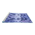 thumbnail image 2 of Ahgly Company Machine Washable Indoor Rectangle Abstract Blue Modern Area Rugs, 5' x 8', 2 of 4