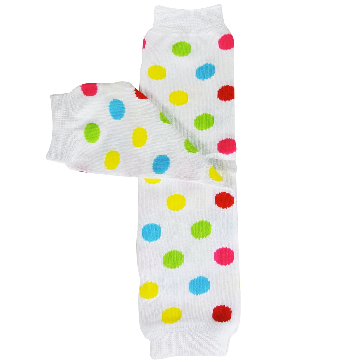 Bowbear Baby Polka Dot and Solid Color Leg Warmers 