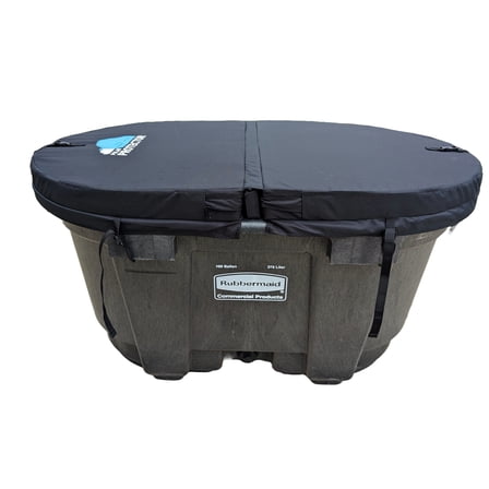 Polar Protector 100 Gallon Hard Insulated Stock Tank Cover – Hinged-Lid with 2.5″ Foam Insulation