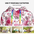 thumbnail image 6 of KLL Peonies And Roses for Womens Pullover Hoodie with Pocket Hooded Long Sleeve Shirts Sweatshirt for Women-X-Large, 6 of 7