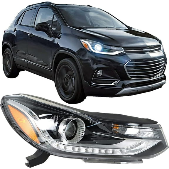 munirater Replacement for 2017-2022 Chevy Trax Projector Headlight Replacement for Passenger Side Right Headlamp 1PC