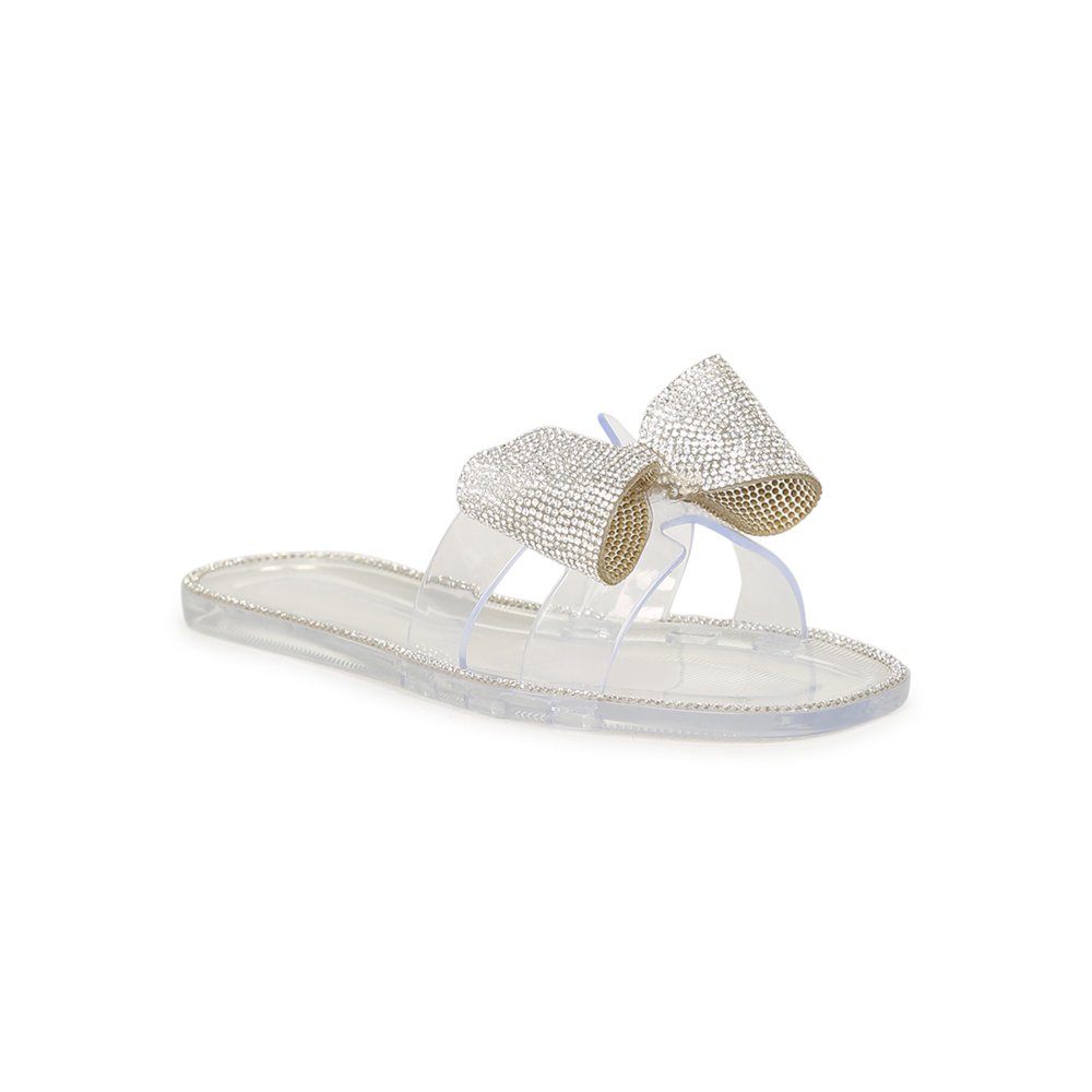 slide rhinestone sandals