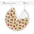 thumbnail image 5 of Christmas Tree Skirt, Cute French Fries Hamburger Christmas Tree Decorations Indoor, Tree Skirts Mat With Tassel Trim for Halloween New Year Holiday Christmas Party Decor 36 Inches, 5 of 7