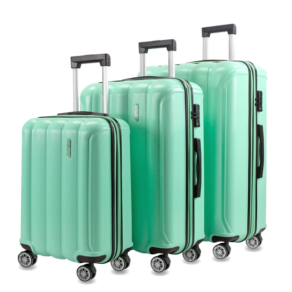 American Green Travel - Aura 3-Piece TSA Expandable Spinner Luggage Set ...