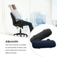 thumbnail image 4 of 1 Pair Home Chair Armrest Portable Breathable Adjustable Computer Stool Arm Elbow Support Cushion Arms Rest Pad Pillow Cover Navy Blue, 4 of 7