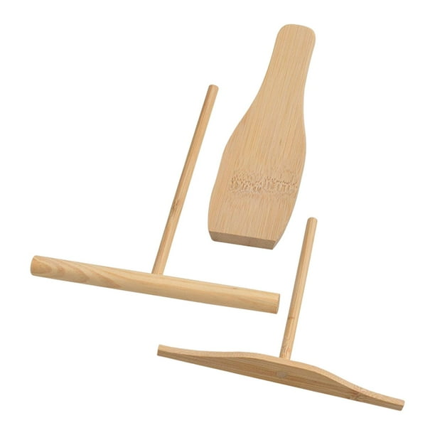 Esparcidor de crepes Utensilios de cocina portátiles Herramientas de cocina Esparcidor de masa para panqueques 3 piezas