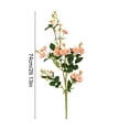 thumbnail image 3 of Tallos de flores artificiales para decoración de bodas en el hogar | Rama de flores artificiales con follaje verde | Plantas artificiales de plástico para arreglos en jarrones, 3 of 8