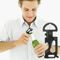 thumbnail image 4 of PEONAVET Key Chain Stainless Steel Key Chain Stainless Steel Multi-function Tool Card Bottle Opener Keychain Outdoor Multi-function Tool, 4 of 9