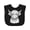AB-Black, variant on Inktastic Highland Cow Boys or Girls Baby Bib