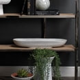 thumbnail image 6 of Jamie Young Co Long Oval Contemporary Marble Bowl in White Finish, 6 of 6