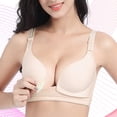 thumbnail image 3 of Sujetador de lactancia inalámbrico de algodón, ropa interior suave antiflacidez para mujeres que amamantan, complexión 38/85, 3 of 14