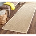 thumbnail image 1 of SAFAVIEH Natural Fiber Maisy Border Seagrass Runne, 1 of 5
