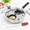 2 Egg Cups Pan, variant on 4 Egg Cups Tray Stainless Steel Egg Poacher with Silicone Mitt