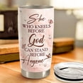 thumbnail image 3 of Black Woman Tumbler 20oz Stainless Steel Insulated Coffee Travel Mug Cup for Women Girls Gifts for Birthday Christmas, 3 of 6
