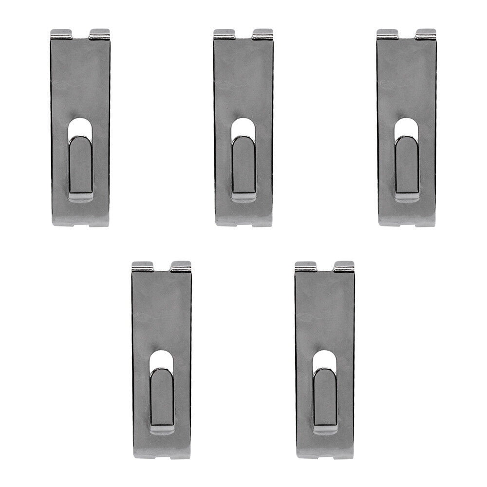 5 PCS CHROME Gridwall Utility Hook Picture Hanger Grid Panel Notch
