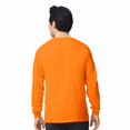 thumbnail image 4 of Gildan Men’s Safety Long Sleeve T-Shirt, Hi Vis Workwear, Safety gear T-shirt, Safety Orange, S, 4 of 5
