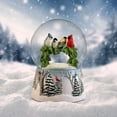 thumbnail image 2 of San Francisco Music Box (Plays Winter Wonderland) Birds Wreath Water Globe QGM22019, 2 of 3