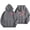 506_Dark Gray, variant on QASIEATN Hoodies for Graceful Women Fashion, Fashion Casual Letter Floral Print Long Sleeve Round Neck Drawstring Hooded Sweatshirt, Womens Fall Tops