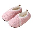 thumbnail image 4 of SKIYLEVZ Fuzzy Slippers for Women Cozy Flat Platform House Slippers with Comfortable Soft Arch Fleece Lined Slipper Slip On Footwear Winter Fashion Home Slipper, 4 of 7