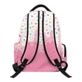 thumbnail image 2 of Kuiaobaty Baseball Print Backpack for Girls 8-12 Ice Cream Print Backpack with Padded Strap Multi Pockets School Bag Daypack for School, Pink, 2 of 7