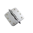 thumbnail image 3 of Renovators Supply Chrome Plated Brass Cabinet Door Hinge 4 in Kitchen Cabinet Hinge w/Removable Stainless Steel Radius Decor Tip Pins and Hardware, 3 of 3
