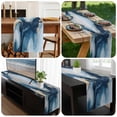 thumbnail image 6 of Navy Blue Marble Table Runner 72 Inches Long, Modern Abstract Ink Painting Kitchen Coffee Dining Table Decoration for Home Party Birthday Wedding Home Decor 14x72 Inches, 6 of 8