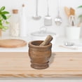 thumbnail image 2 of Maison Concepts Mango Wood Mortar & Pestle 5", 2 of 4