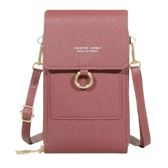 ZTTD Ladies Crossbody Purses Women Casual Crossbody Bag Adjustable Strap Shoulder Bag With Visual Mobile Phone Window