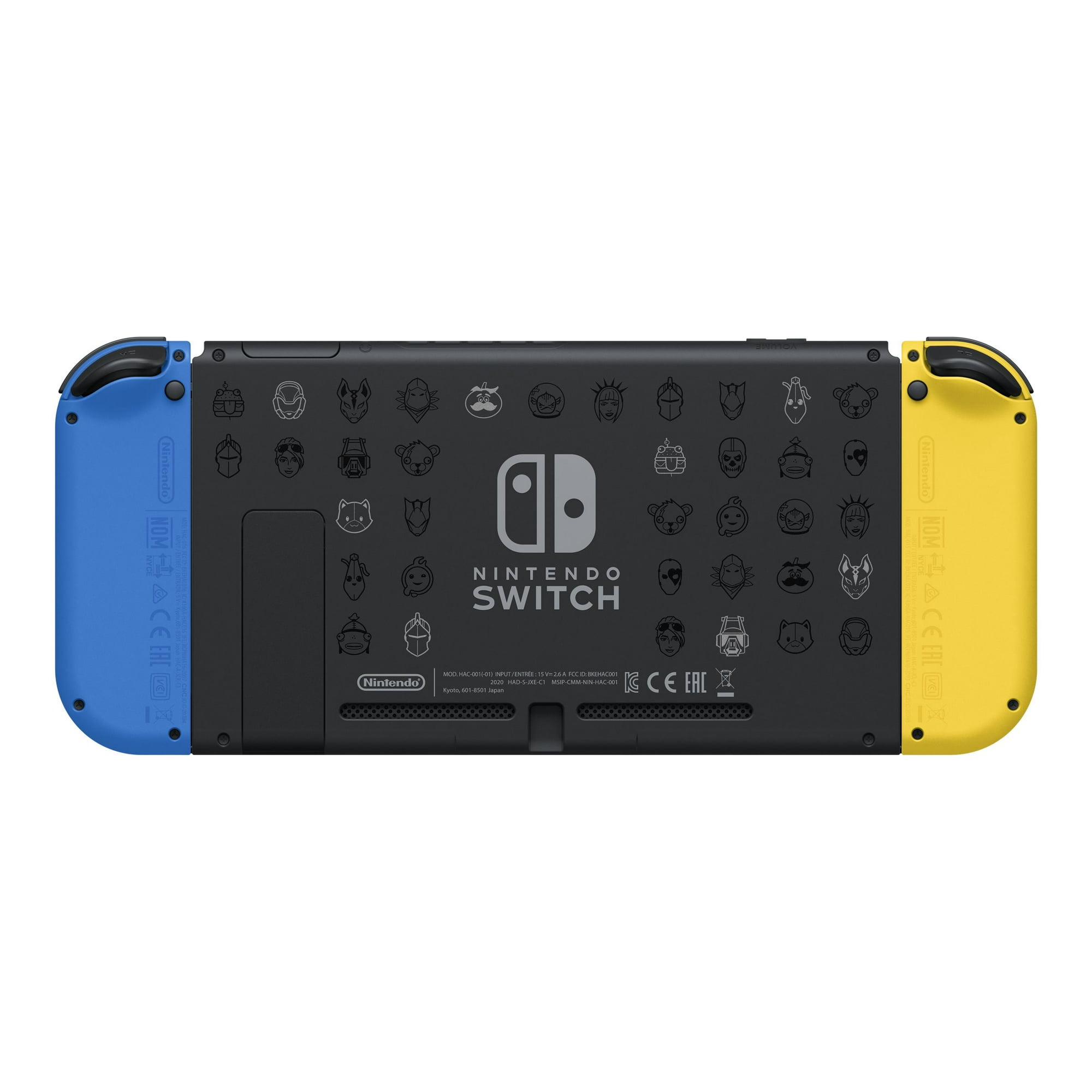 Nintendo Switch with Yellow and Blue Joy-Con - Fortnite Special