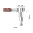 thumbnail image 2 of BESTYASH 1Jgo De Afinación Metal Plateadas Para Guitarra Acustica Con Ajuste Preciso Y, 2 of 7