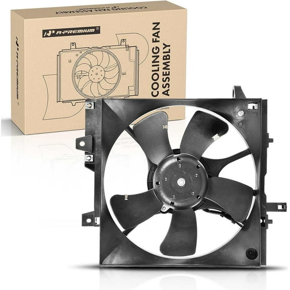 A-Premium Engine Radiator Cooling Fan Assembly Compatible with Subaru Forester 1999-2002, Impreza 1999-2001, 2.2L 2.5L, Replace# 19193370, 45121FC050