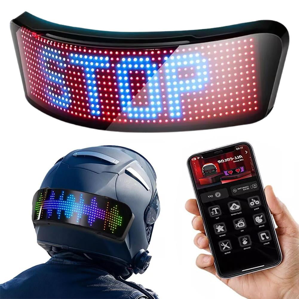 Smart Led Motorcycle Bike Cycling Helmet Display Sceen with Turn