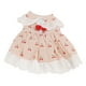 thumbnail image 1 of Vestido para mascotas de algodón, transpirable, suave, patrón de cereza, linda falda para mascotas, para cachorro, conejito, cerdo pequeño, albaricoque XS, 1 of 8